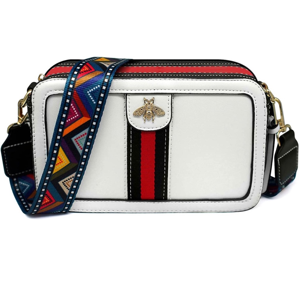 - Beatfull Designer Bee Crossbody Purse for Women PU Leather Shoulder Hand…